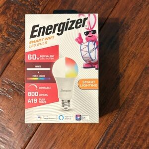 Energizer Smart WiFi LED Bulb - White and Multi-Color